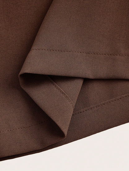 Poéselle Summer High-Waisted Pants Multi-Piece Set, Wide Leg Pants High Waist Fold Pleated Wide Leg Pants, Pants, Loose Fit, Long Pants