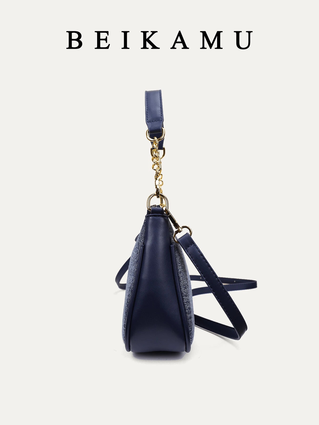 1pc Solid Color PU Leather Shoulder Bag For Women, Versatile Crossbody Bag For Commuting, Adjustable Shoulder Strap