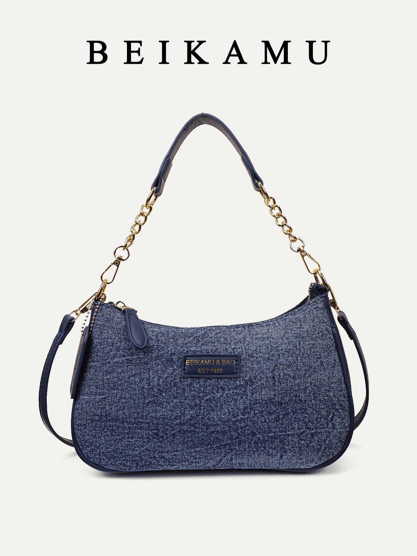 1pc Solid Color PU Leather Shoulder Bag For Women, Versatile Crossbody Bag For Commuting, Adjustable Shoulder Strap