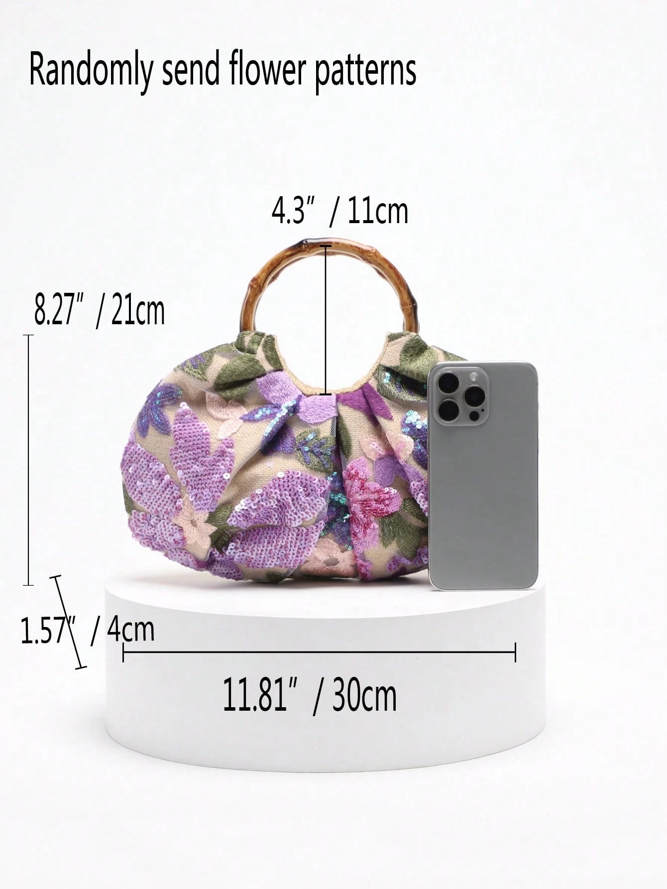 2024 Spring New Arrival Women Handbag, One Piece Of Solid Color Pearl Glossy PU Cloud Bag, Fashionable And Concise Stitching Design With Elegant Elegant For Lady, Foldable And Wrinkled Bag Style.