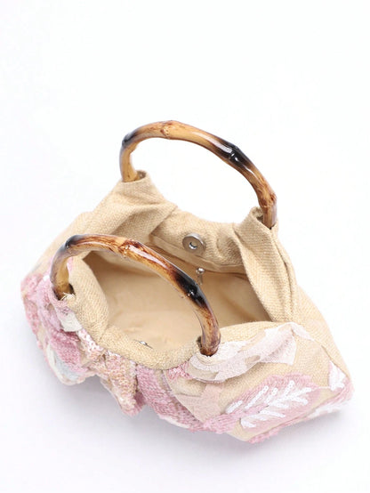 2024 Spring New Arrival Women Handbag, One Piece Of Solid Color Pearl Glossy PU Cloud Bag, Fashionable And Concise Stitching Design With Elegant Elegant For Lady, Foldable And Wrinkled Bag Style.