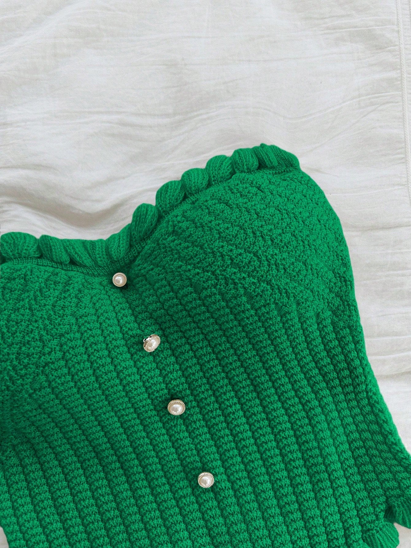 Soleia Women's Button Decor Fashion Casual Ruffle Hem Knitted Camisole Top,Going Out Top