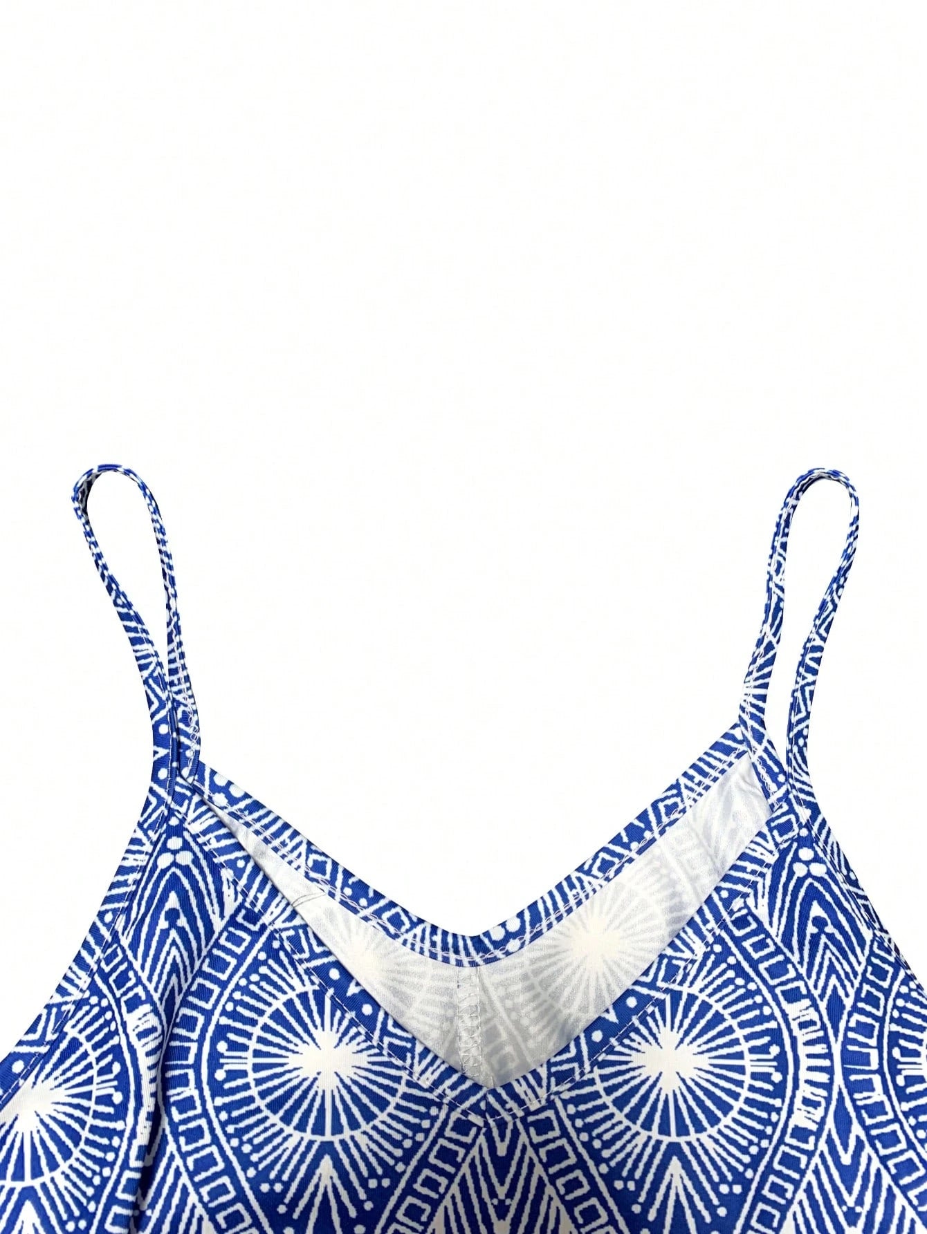 Women's Strappy Summer Dress,Simple Sleeveless Floral Sundress, Beach V-Neck Dress For Summer Clothes,Casual Summer Outfits For Women,Slip Dress Vacation Outfits Women