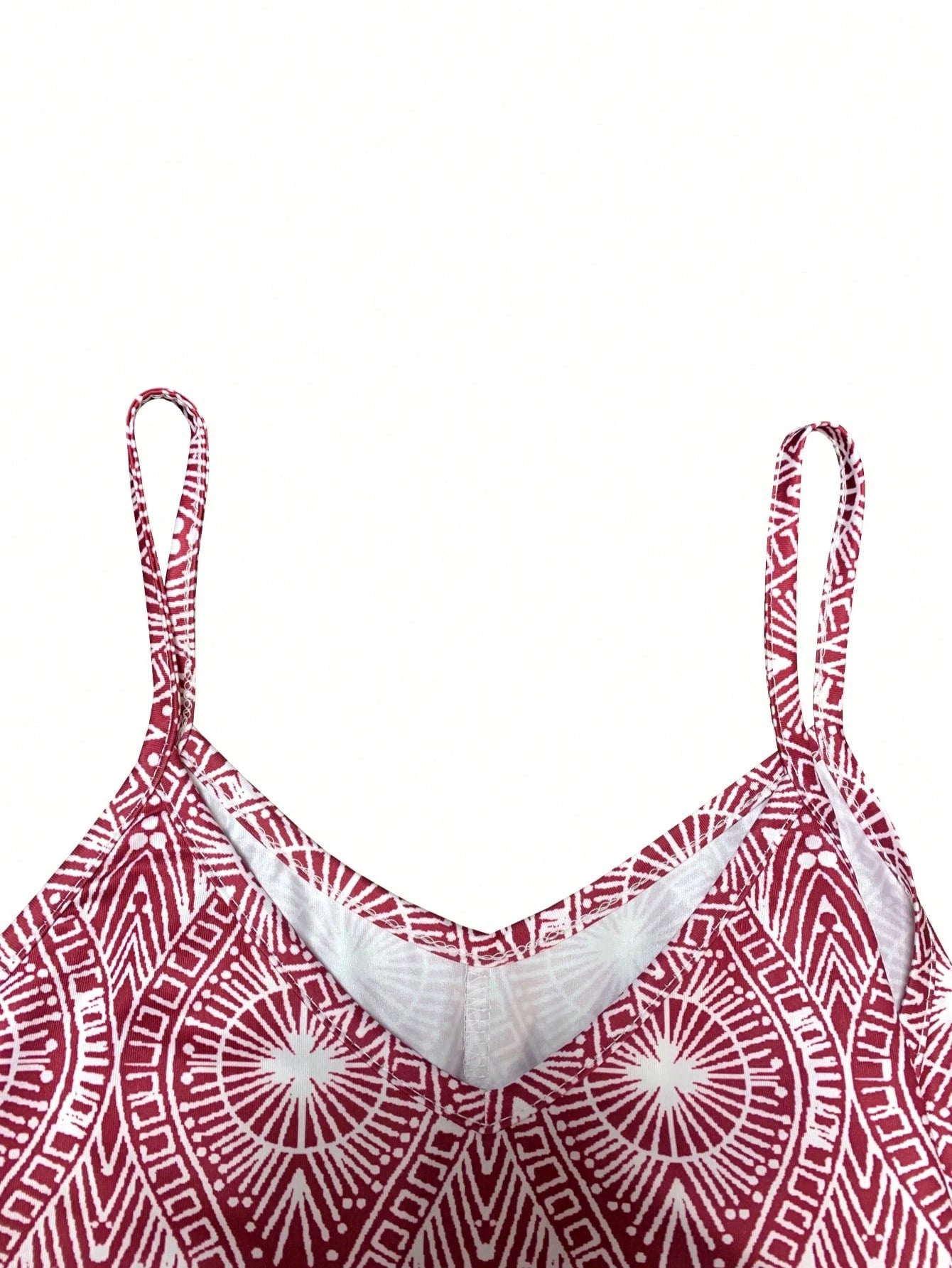 Women's Strappy Summer Dress,Simple Sleeveless Floral Sundress, Beach V-Neck Dress For Summer Clothes,Casual Summer Outfits For Women,Slip Dress Vacation Outfits Women