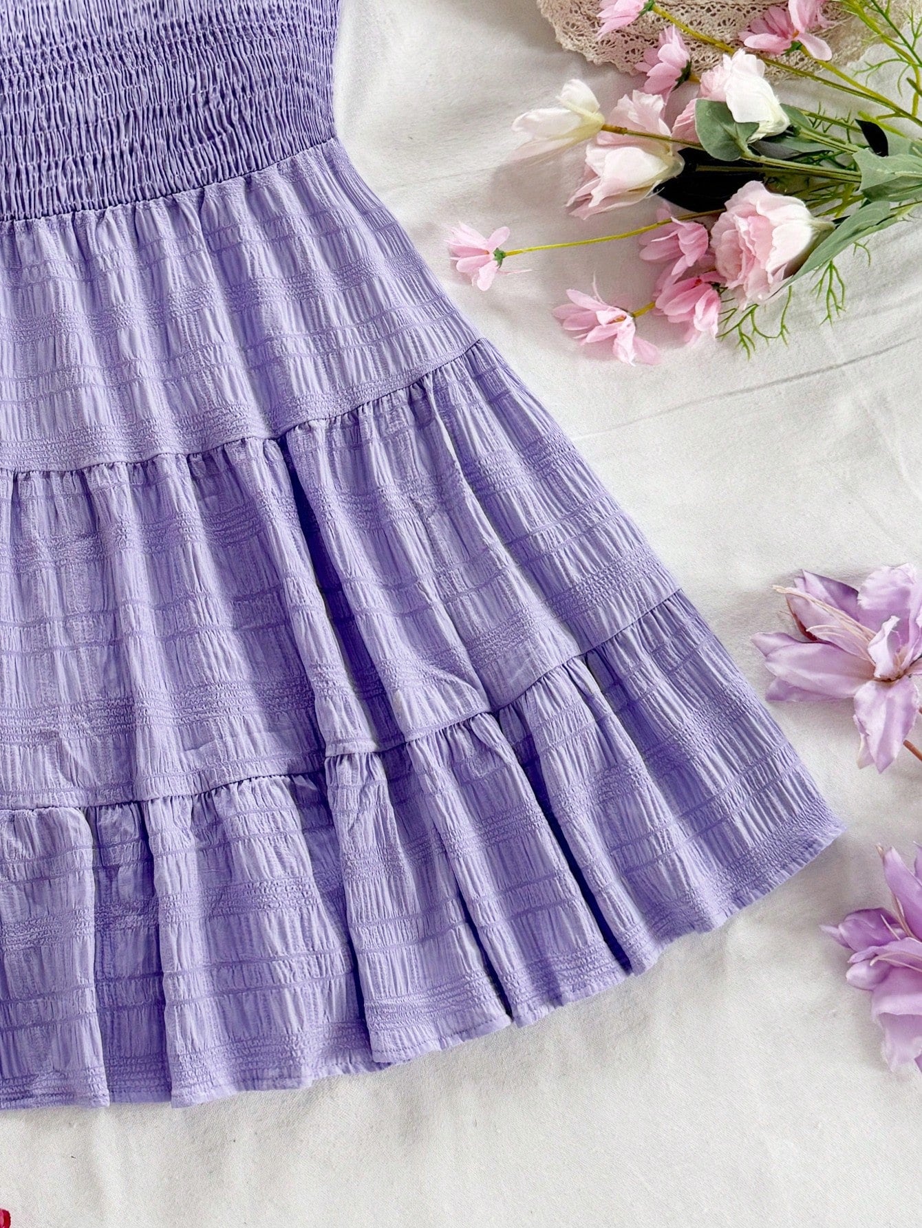 Soleia WYWH Women Spring Break Solid Ruffle Hem Cami Blue Dress,Summer Dresses For Women