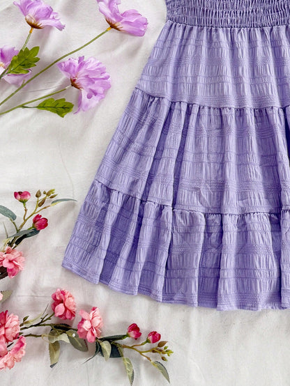 Soleia WYWH Women Spring Break Solid Ruffle Hem Cami Blue Dress,Summer Dresses For Women