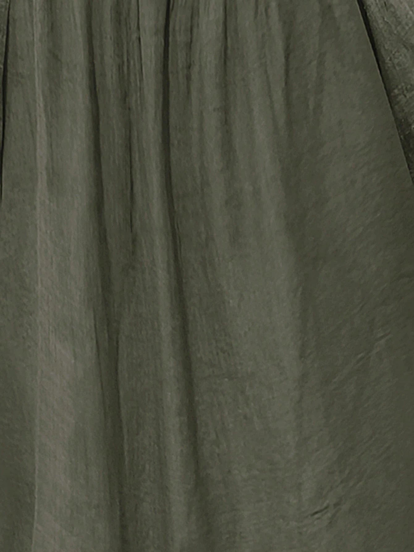 EMERY ROSE Women Plain Short Sleeve Ruffle Detail Casual Blouse, Everyday Wear