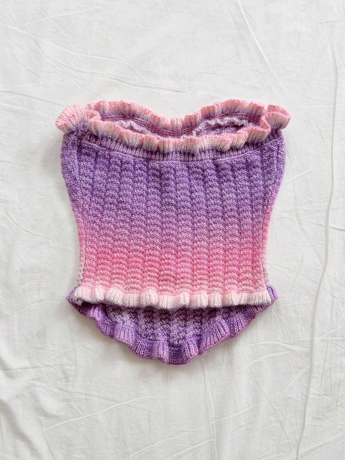 Soleia Women's Button Decor Fashion Casual Ruffle Hem Knitted Camisole Top,Going Out Top