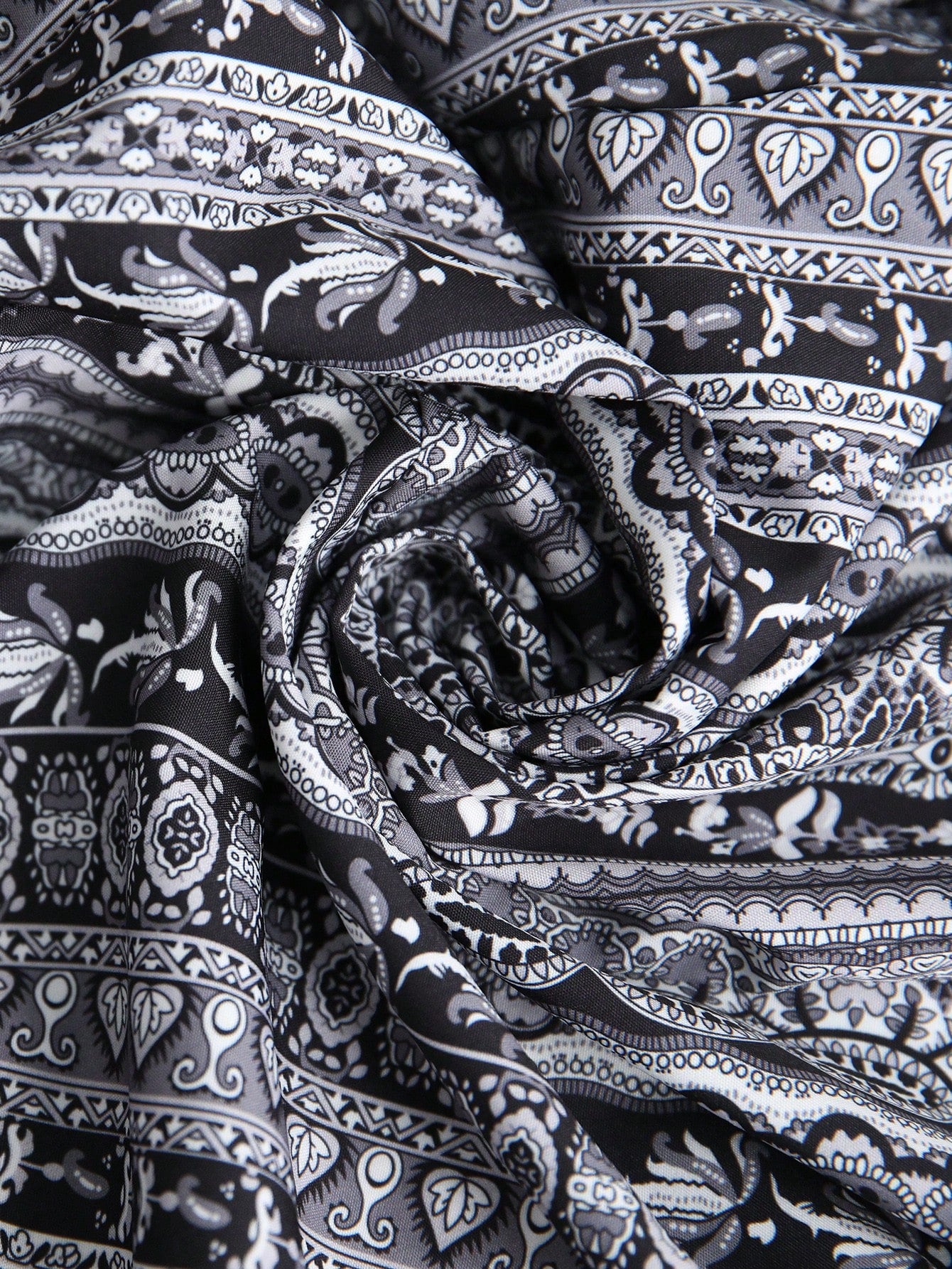 Breezaya Vintage Style Women's Printed Spaghetti Strap Dress With High Side Slit Maxi Vacation Beach Outfit