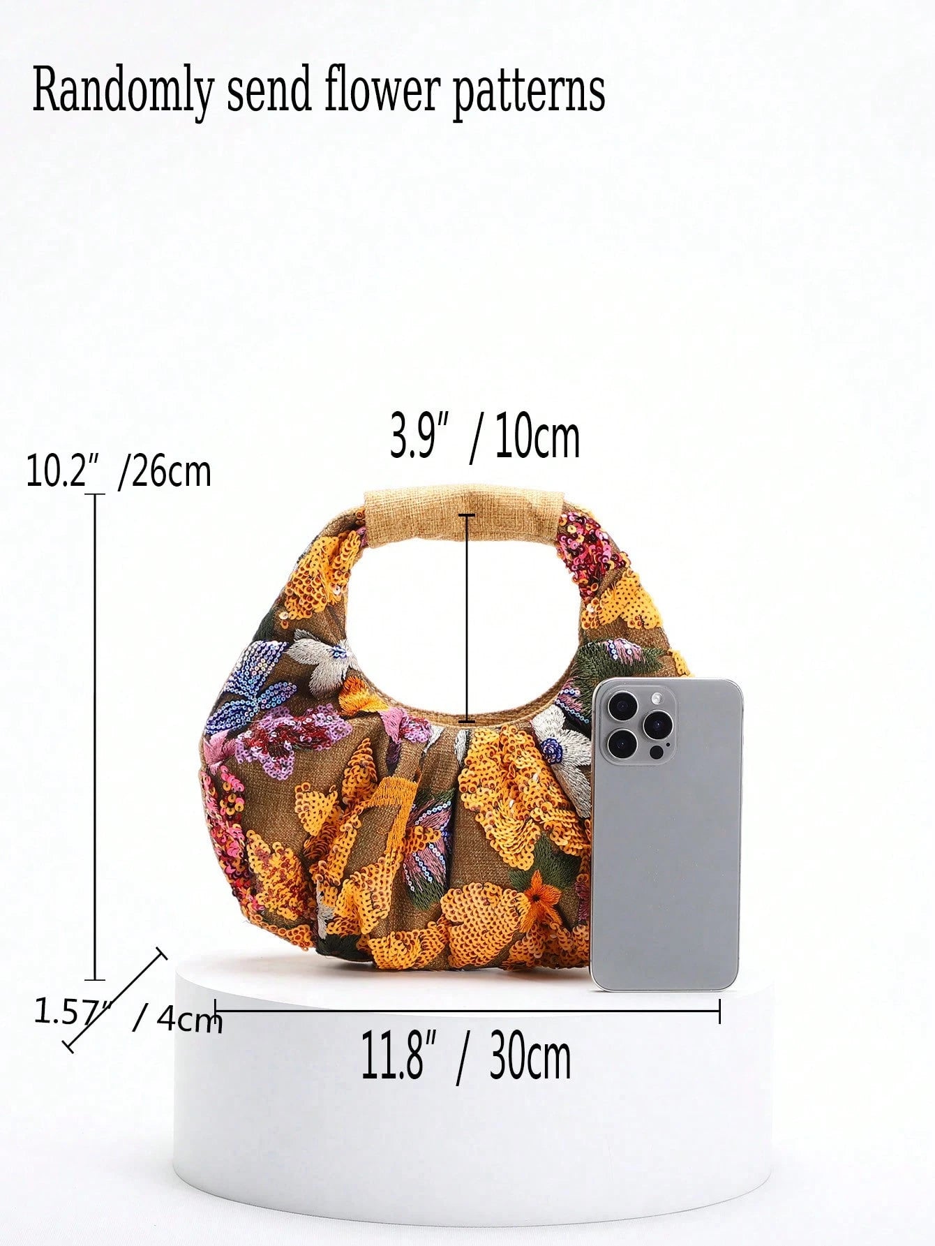 2024 Spring New Arrival Women Handbag, One Piece Of Solid Color Pearl Glossy PU Cloud Bag, Fashionable And Concise Stitching Design With Elegant Elegant For Lady, Foldable And Wrinkled Bag Style.