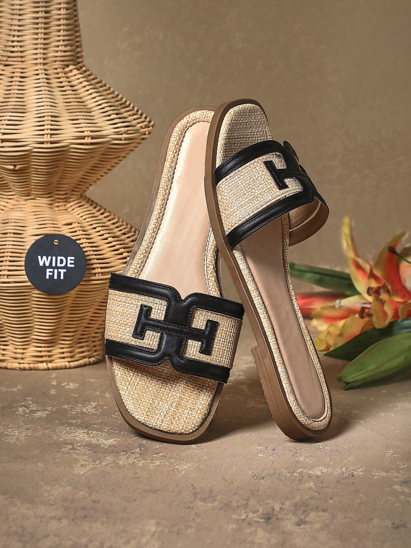 SHUZIA Women Woven Bohemian Style Flat Sandals, Perfect For Vacation And Travel Summer Shoes Spring Shoes Spring Break Easter Mother's Day Present