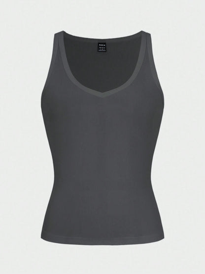Chiquease Sexy Fitted Knit Sports Camisole Tank Top