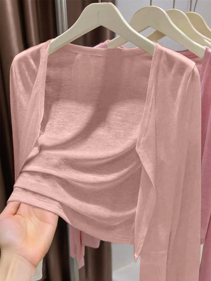 INAWLY Women's Lightweight Casual Cardigan, Summer Fall Winter Cloth For Women