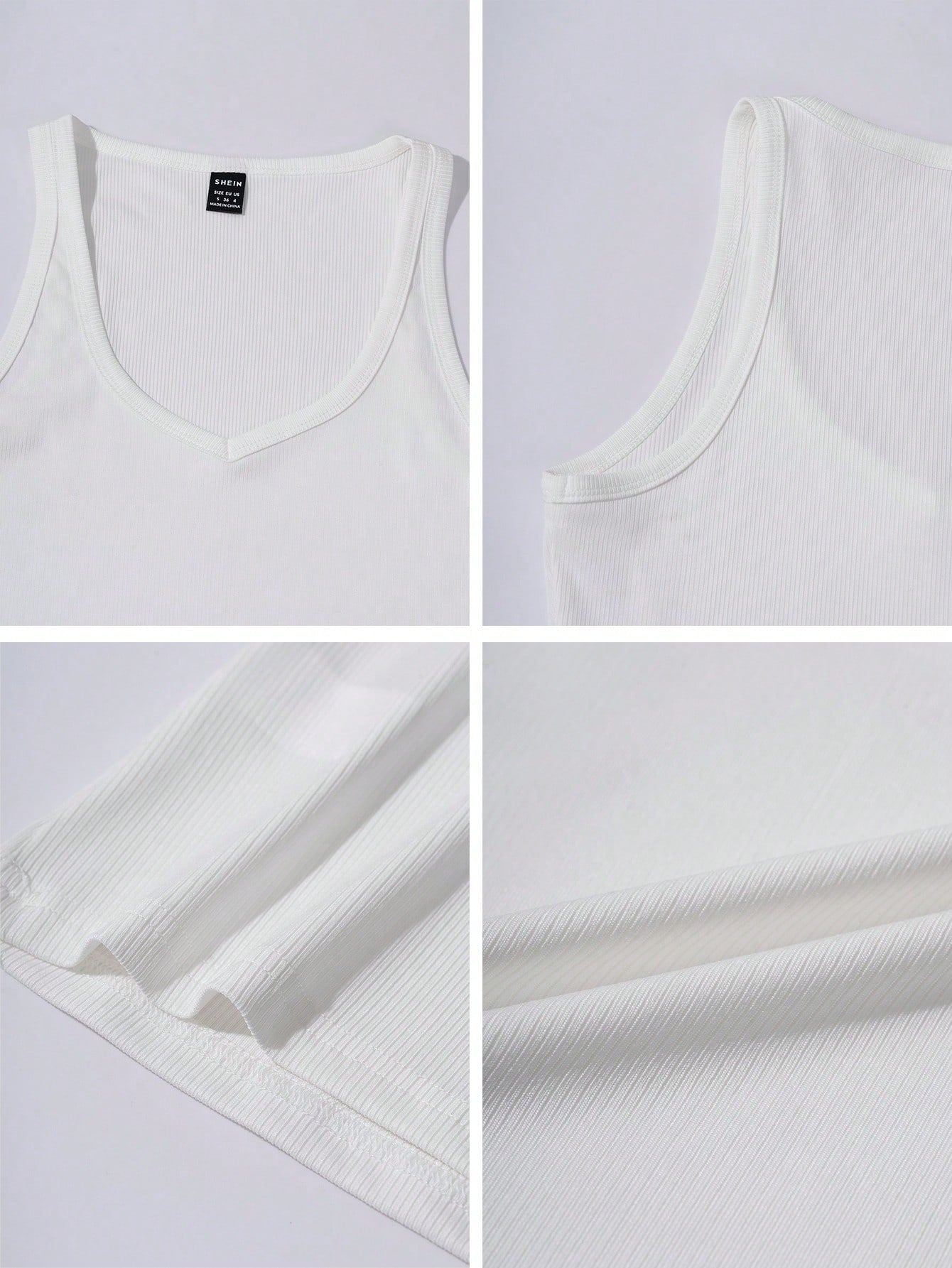 Chiquease Sexy Fitted Knit Sports Camisole Tank Top