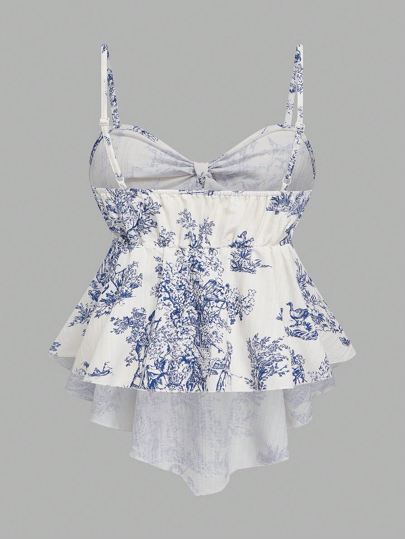 GlowEve Women's Textured Print Fitted Camisole, Elegant For Vacation, Commute, And Daily Wear