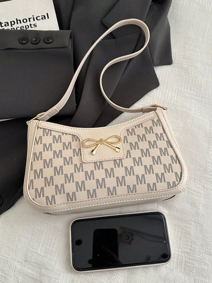 Elegant Crescent-Shaped Underarm Shoulder Bag For Women, Chic Casual Fashion, Solid Color Underarm Bag