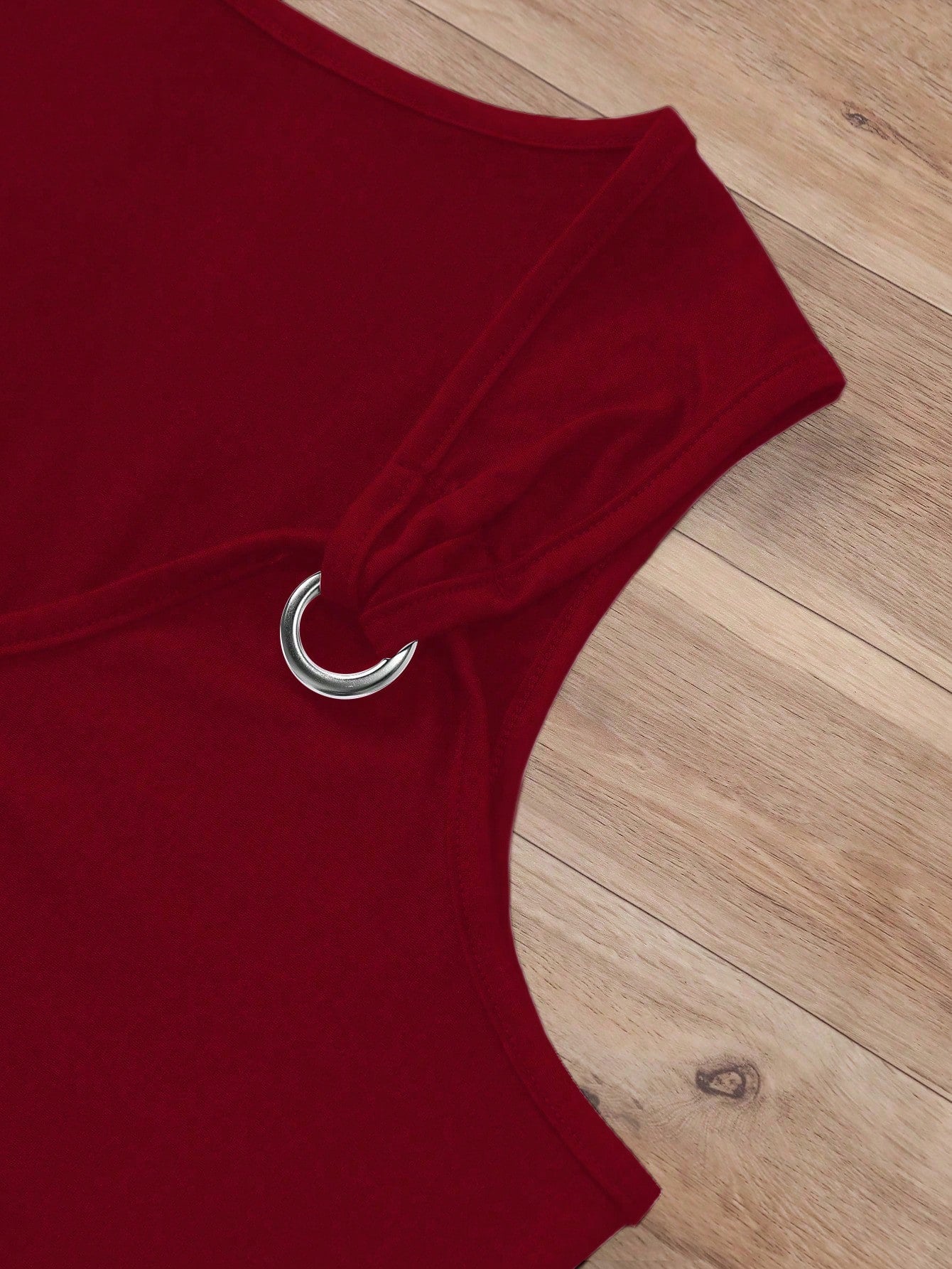 INAWLY Women's Metallic Button Decorated Tank Top For Summer