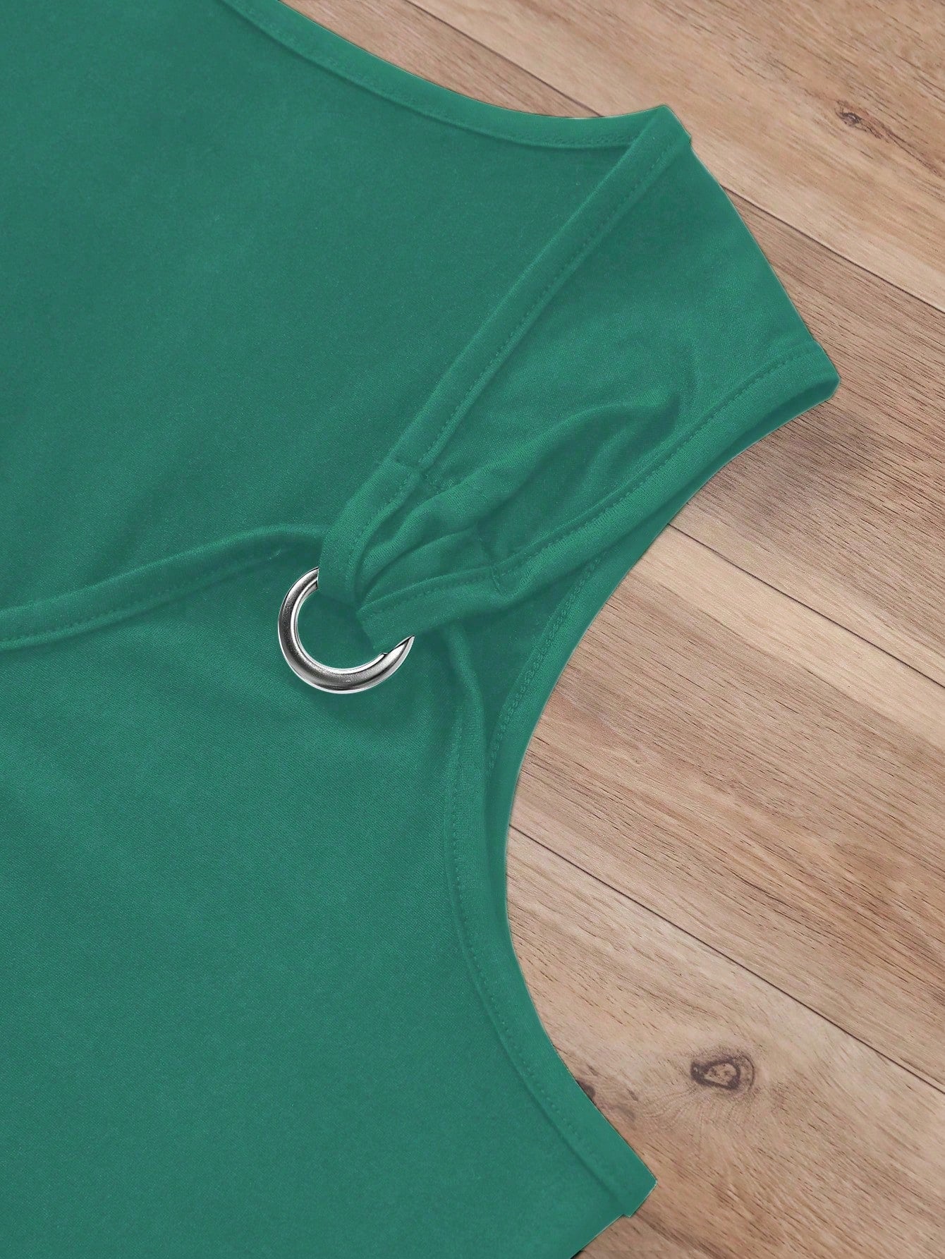 INAWLY Women's Metallic Button Decorated Tank Top For Summer