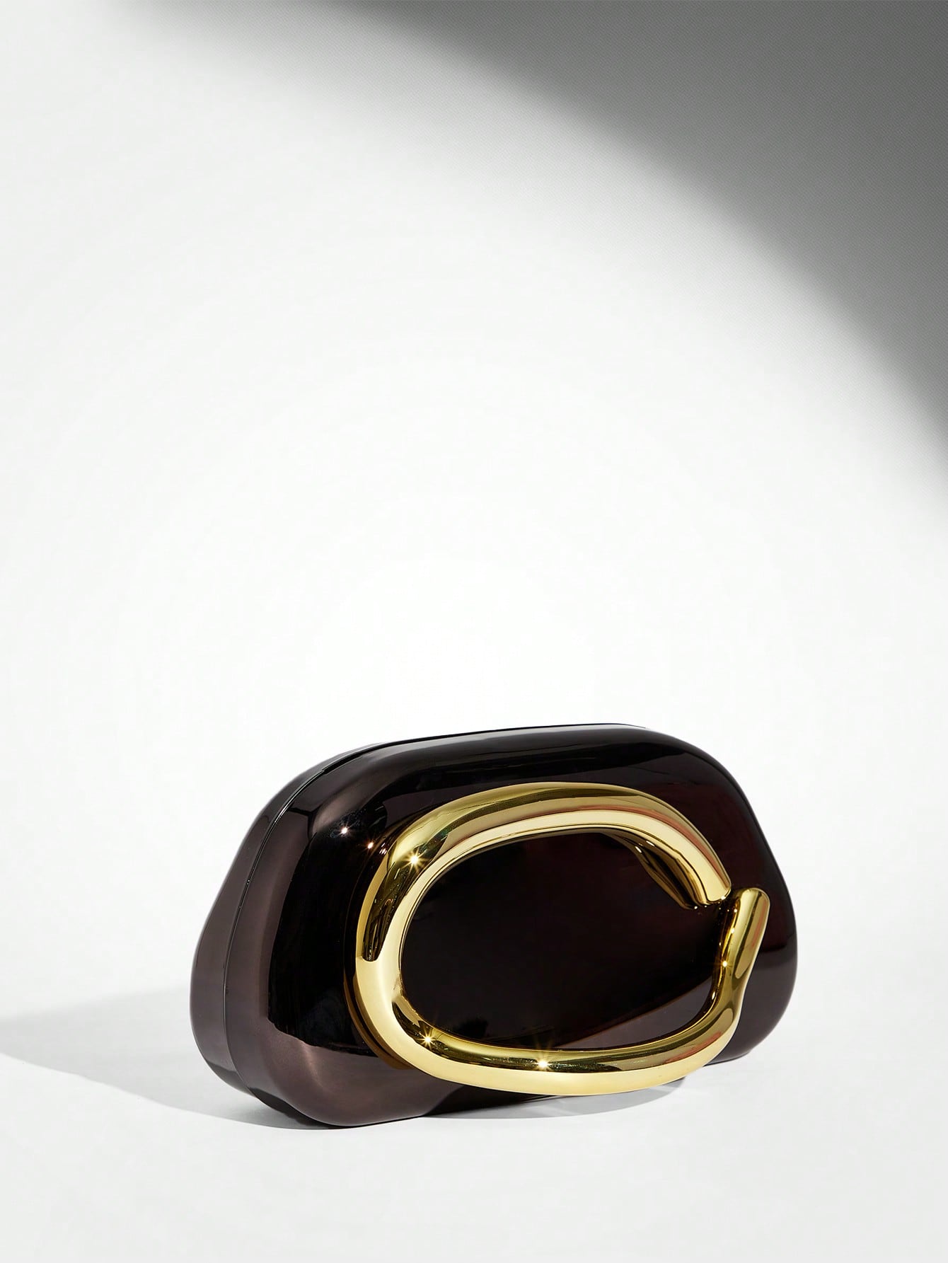 SHEIN BAE Women's Fashionable Metallic Effect Evening Party Clutch Bag, Perfectly Matching With Bridal Party, Party Bags,Perfect For Party Wedding Prom Dinner/Banquet Matching With Holiday Party Dress Evening Dress & Sequin Dress