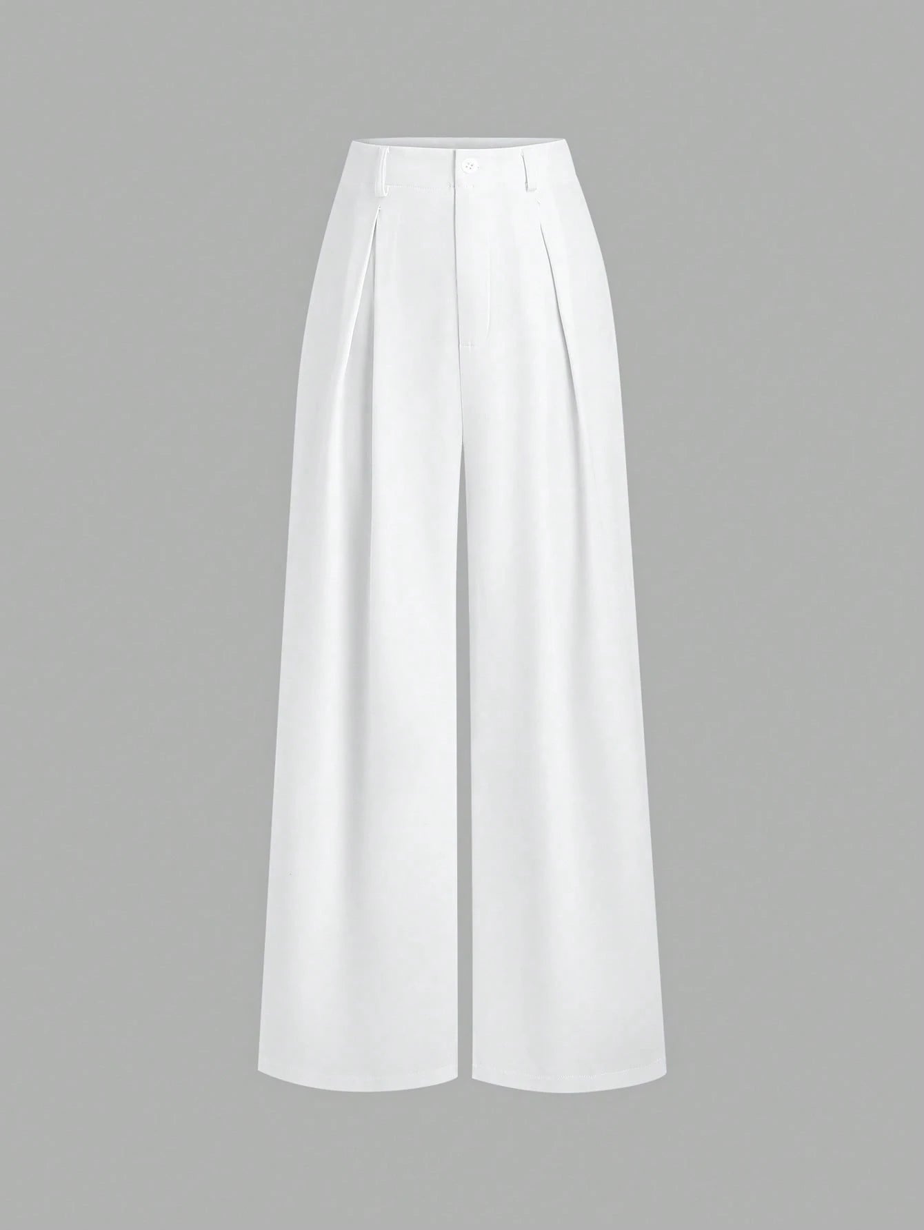 Sweetra Vintage Elegant Jacquard Pleated Wide-Leg Pants For Women, Autumn/Winter Fall Cloth For Women