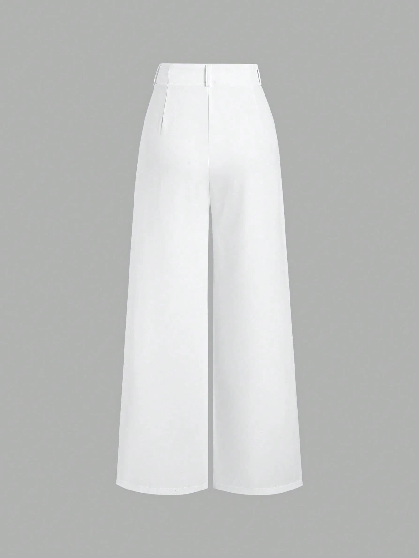 Sweetra Vintage Elegant Jacquard Pleated Wide-Leg Pants For Women, Autumn/Winter Fall Cloth For Women