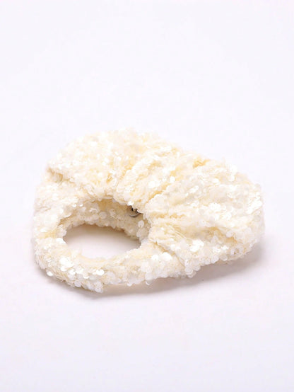 2024 Spring New Arrival Women Handbag, One Piece Of Solid Color Pearl Glossy PU Cloud Bag, Fashionable And Concise Stitching Design With Elegant Elegant For Lady, Foldable And Wrinkled Bag Style.