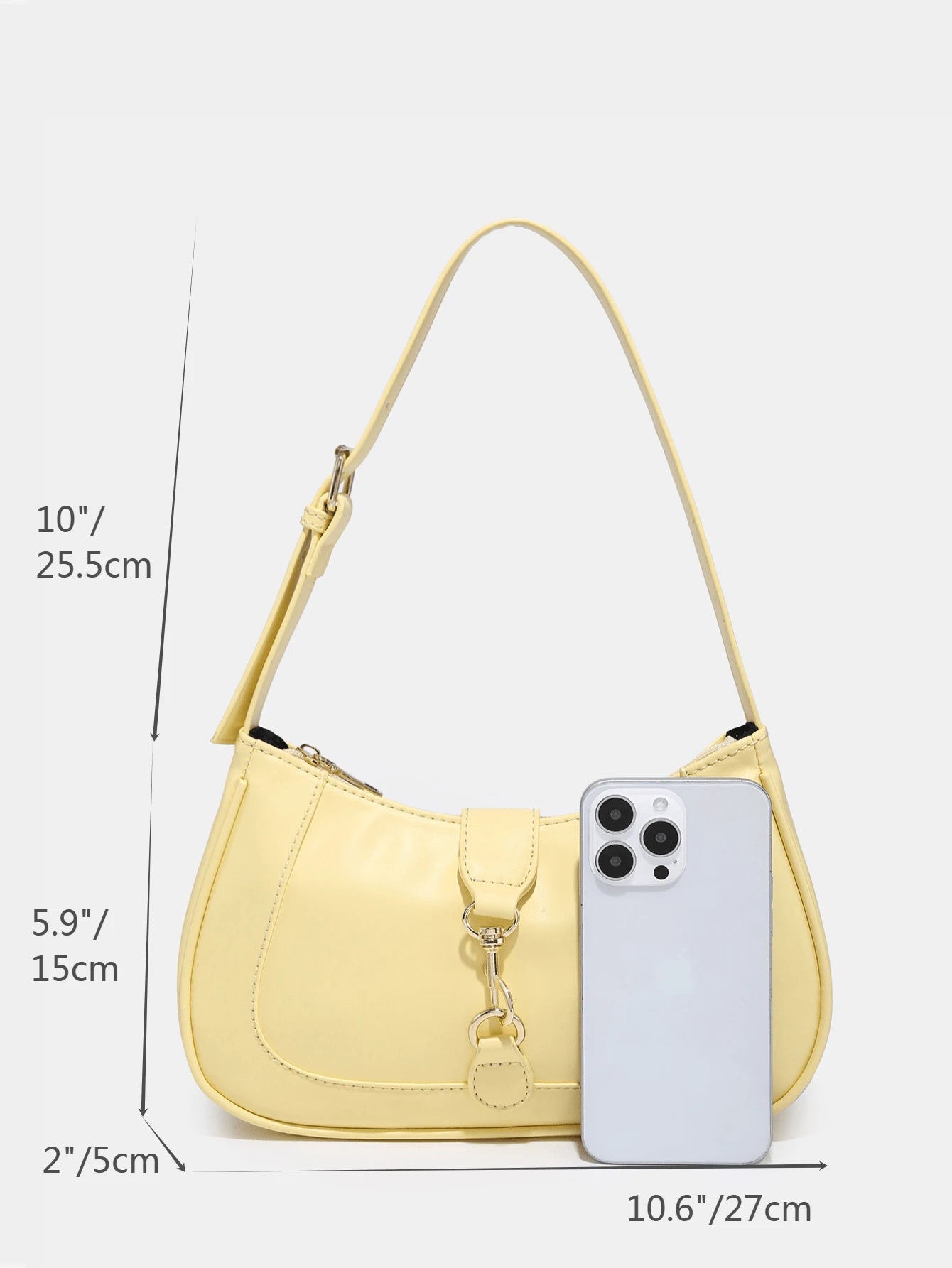 1pc Novachic Women Floral Fabric Casual Shoulder Bag, Zipper Closure, Vintage Style, Underarm Bag, Suitable For Various Occasions