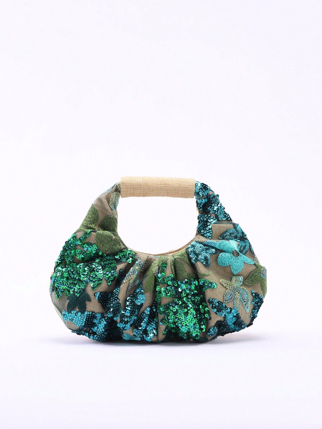 2024 Spring New Arrival Women Handbag, One Piece Of Solid Color Pearl Glossy PU Cloud Bag, Fashionable And Concise Stitching Design With Elegant Elegant For Lady, Foldable And Wrinkled Bag Style.