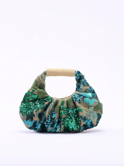 2024 Spring New Arrival Women Handbag, One Piece Of Solid Color Pearl Glossy PU Cloud Bag, Fashionable And Concise Stitching Design With Elegant Elegant For Lady, Foldable And Wrinkled Bag Style.