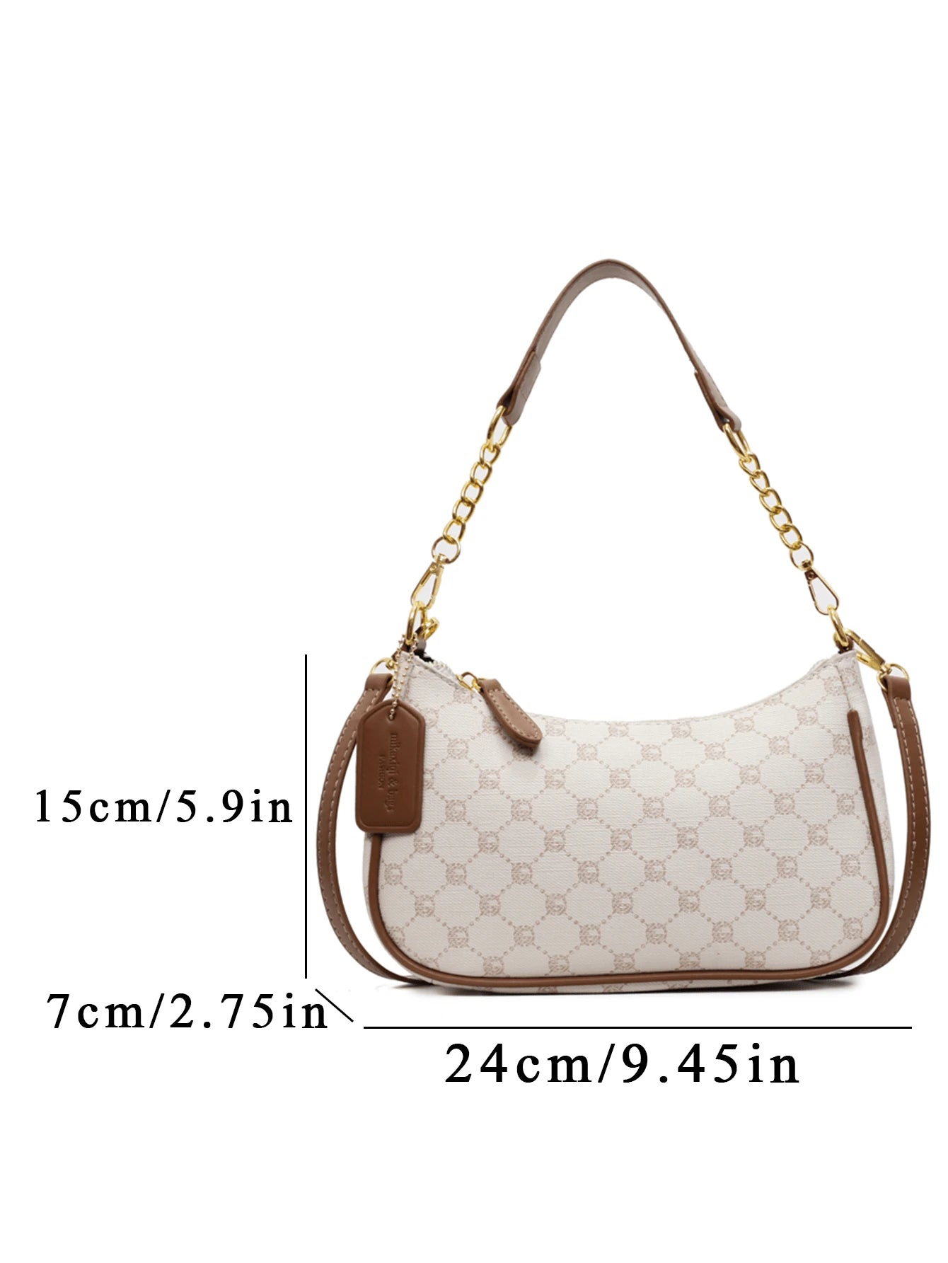 1pc Solid Color PU Leather Shoulder Bag For Women, Versatile Crossbody Bag For Commuting, Adjustable Shoulder Strap