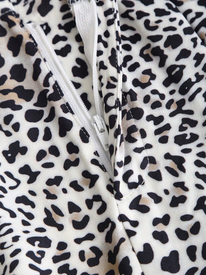 Sweetra Vintage Elegant Jacquard Pleated Wide-Leg Pants For Women, Autumn/Winter Fall Cloth For Women