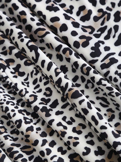 Sweetra Vintage Elegant Jacquard Pleated Wide-Leg Pants For Women, Autumn/Winter Fall Cloth For Women