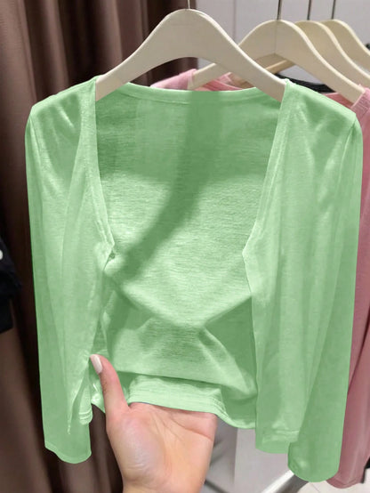 INAWLY Women's Lightweight Casual Cardigan, Summer Fall Winter Cloth For Women