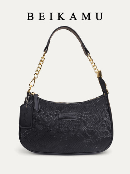 1pc Solid Color PU Leather Shoulder Bag For Women, Versatile Crossbody Bag For Commuting, Adjustable Shoulder Strap