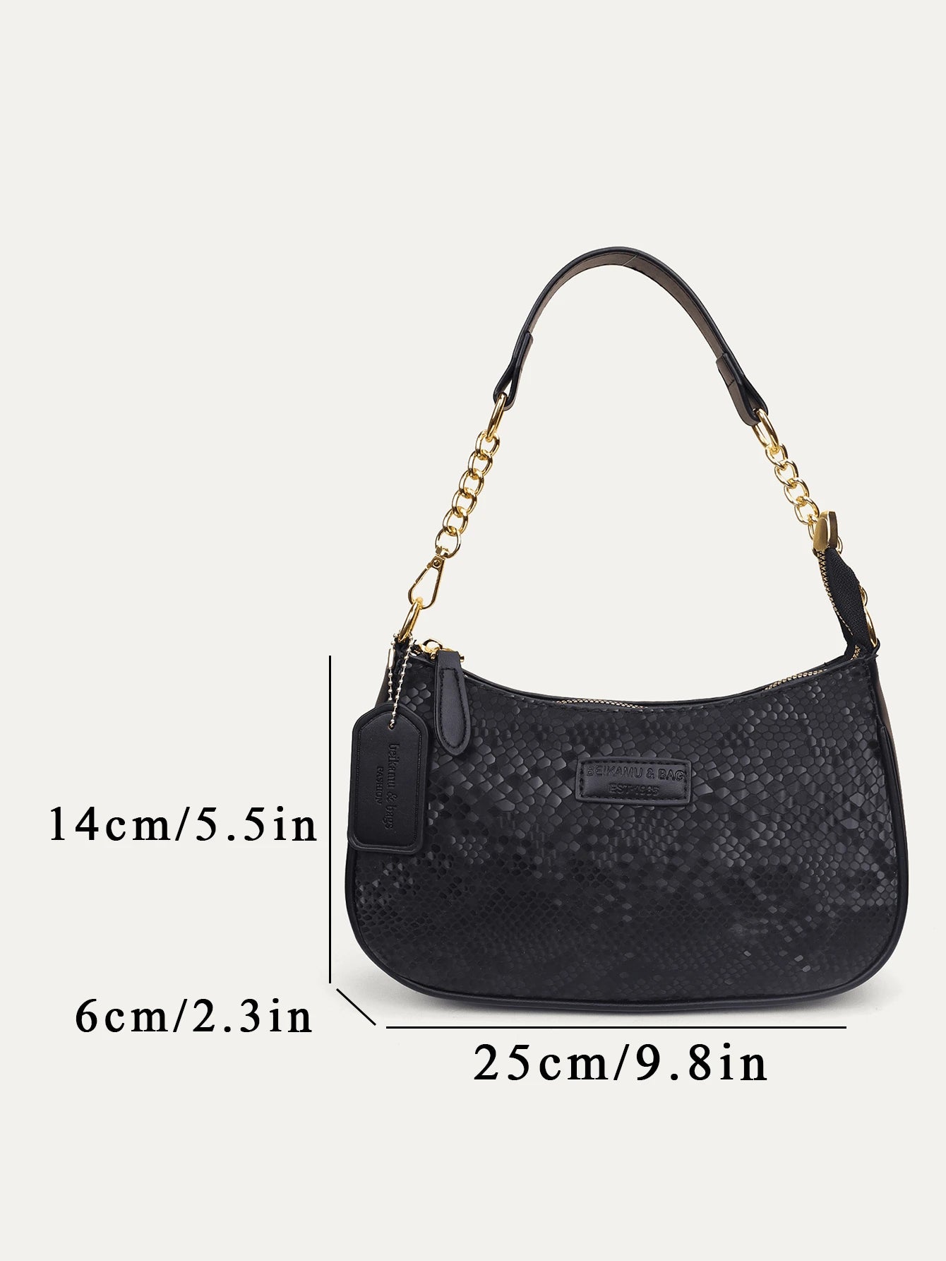 1pc Solid Color PU Leather Shoulder Bag For Women, Versatile Crossbody Bag For Commuting, Adjustable Shoulder Strap