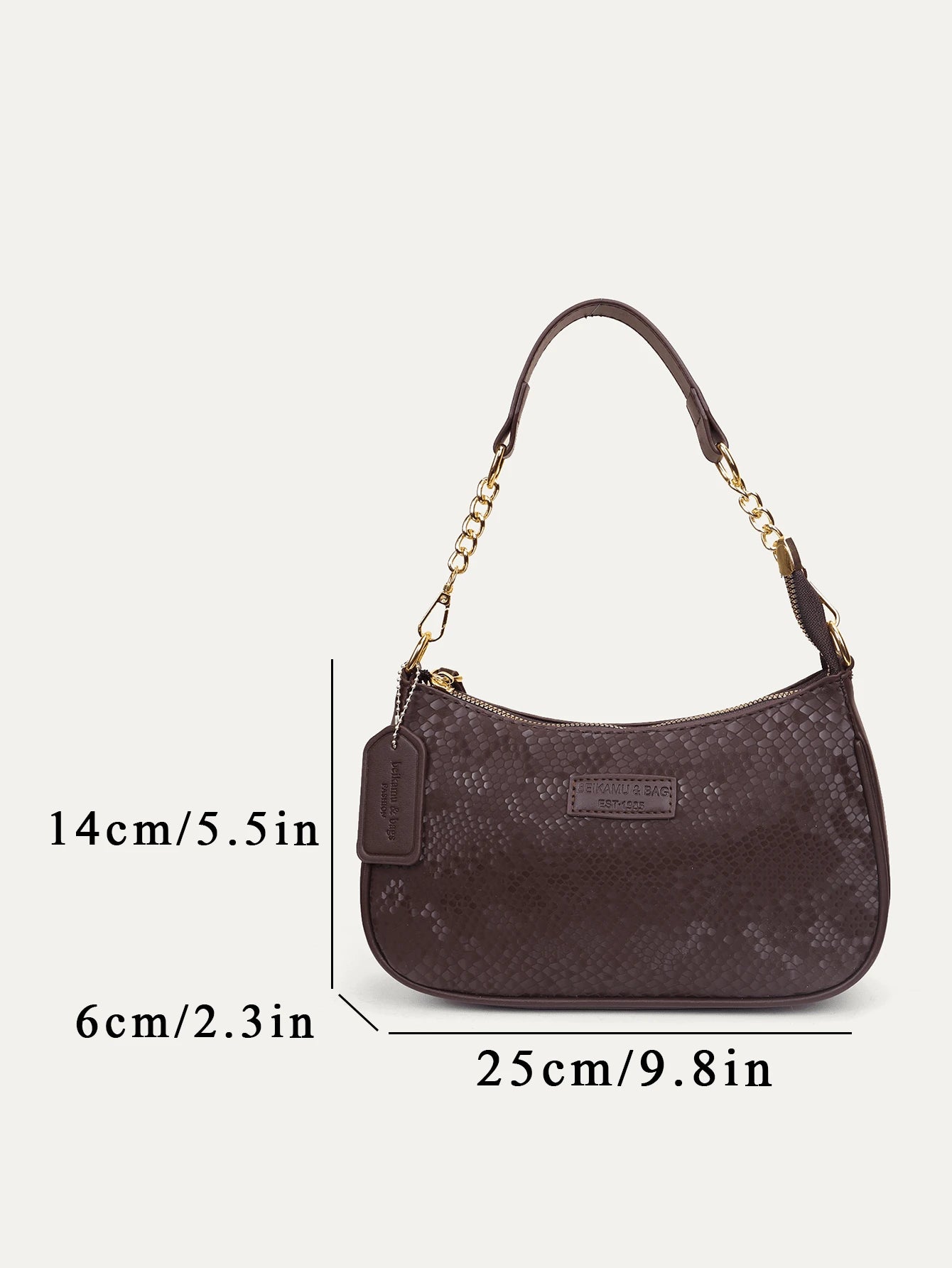 1pc Solid Color PU Leather Shoulder Bag For Women, Versatile Crossbody Bag For Commuting, Adjustable Shoulder Strap