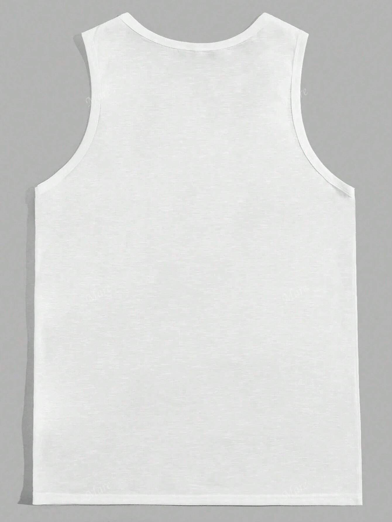 Vintage Western Style Women Tank Top With Slogan Print, Summer