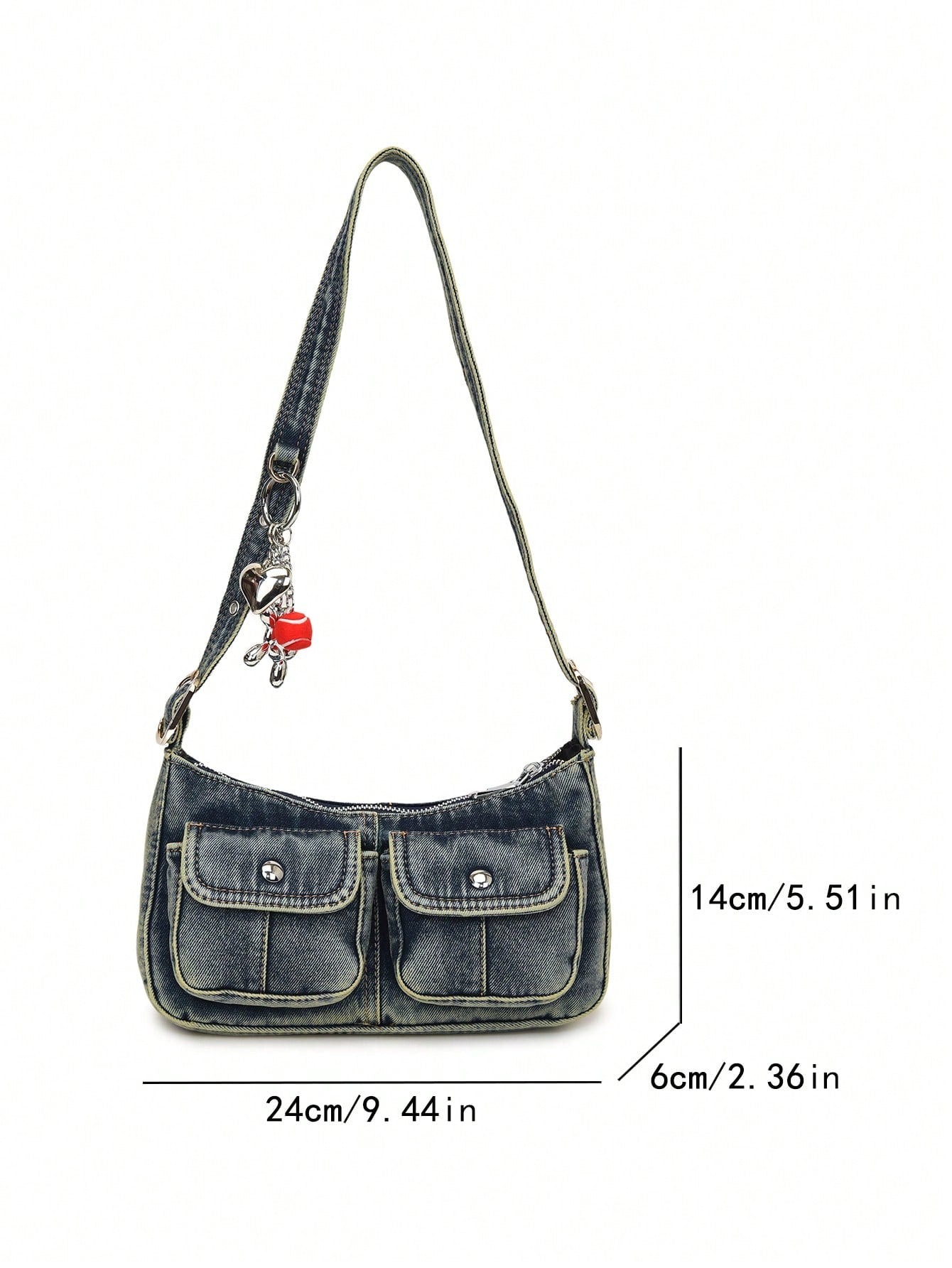 Fashionable Retro Women's Shoulder Bag, Versatile High Quality Underarm Bag, Niche Stylish Handbag