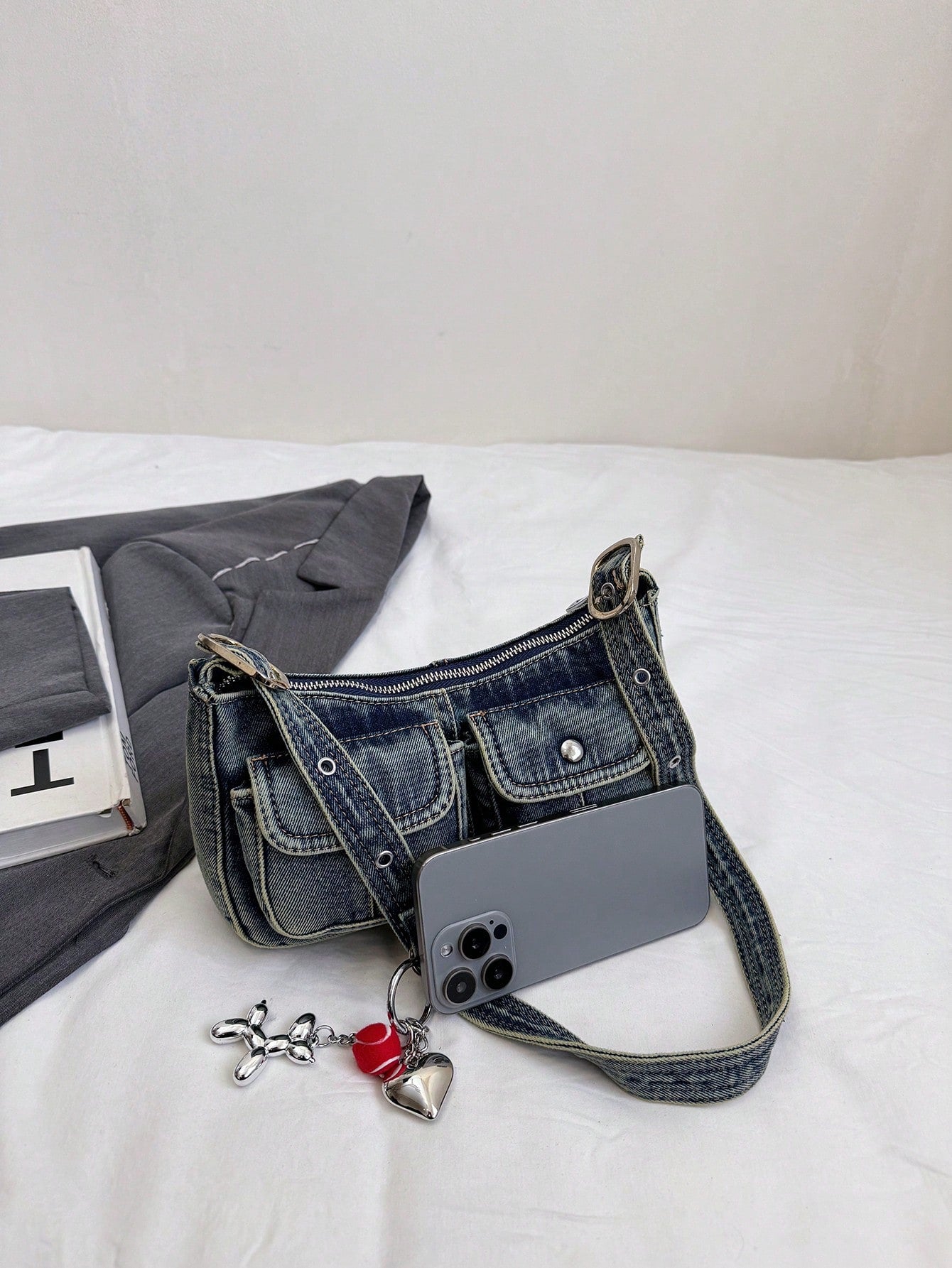 Fashionable Retro Women's Shoulder Bag, Versatile High Quality Underarm Bag, Niche Stylish Handbag