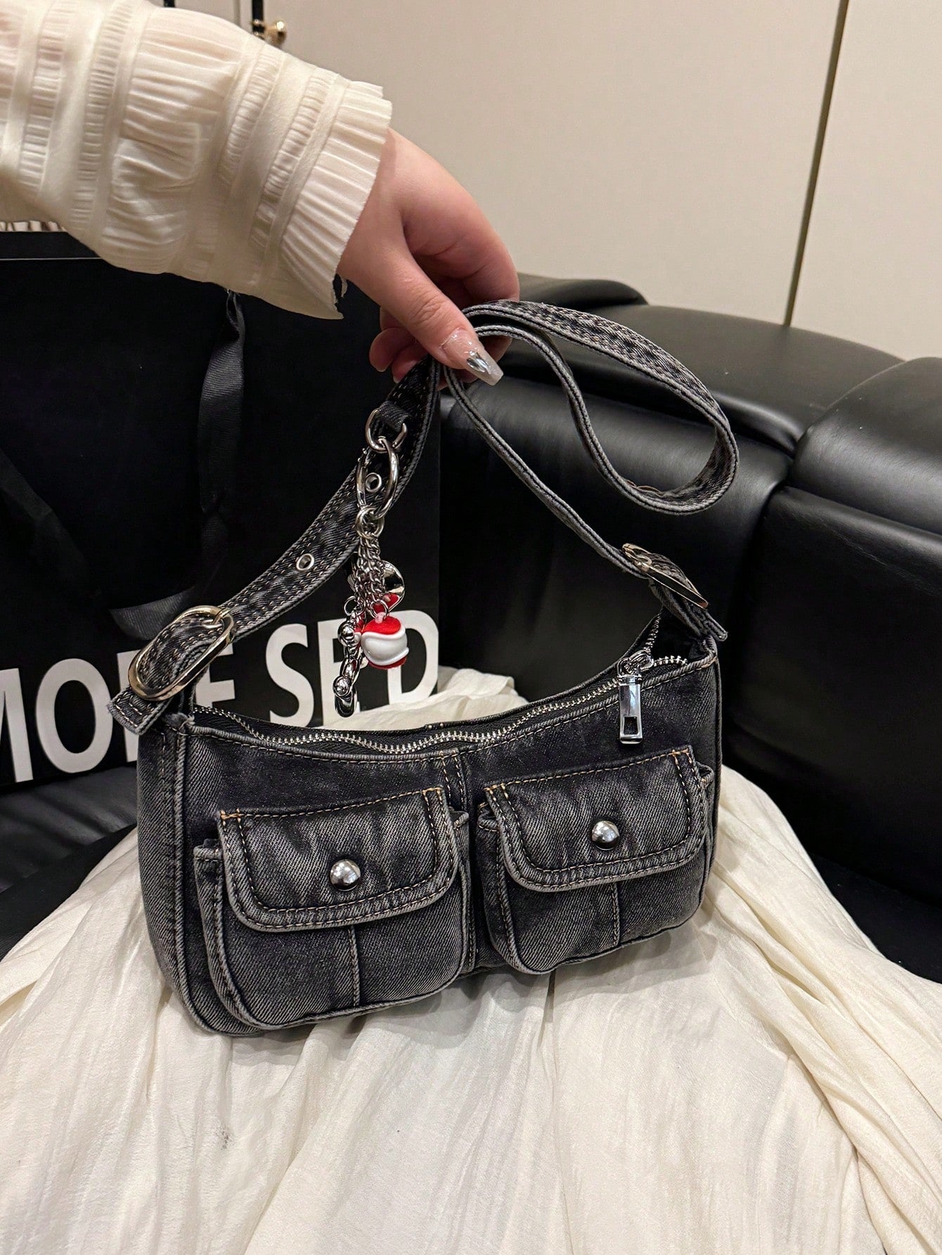 Fashionable Retro Women's Shoulder Bag, Versatile High Quality Underarm Bag, Niche Stylish Handbag