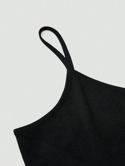 SHEIN LUNE Women's Floral Print Patchwork Slip Dress, Casual Vacation Style