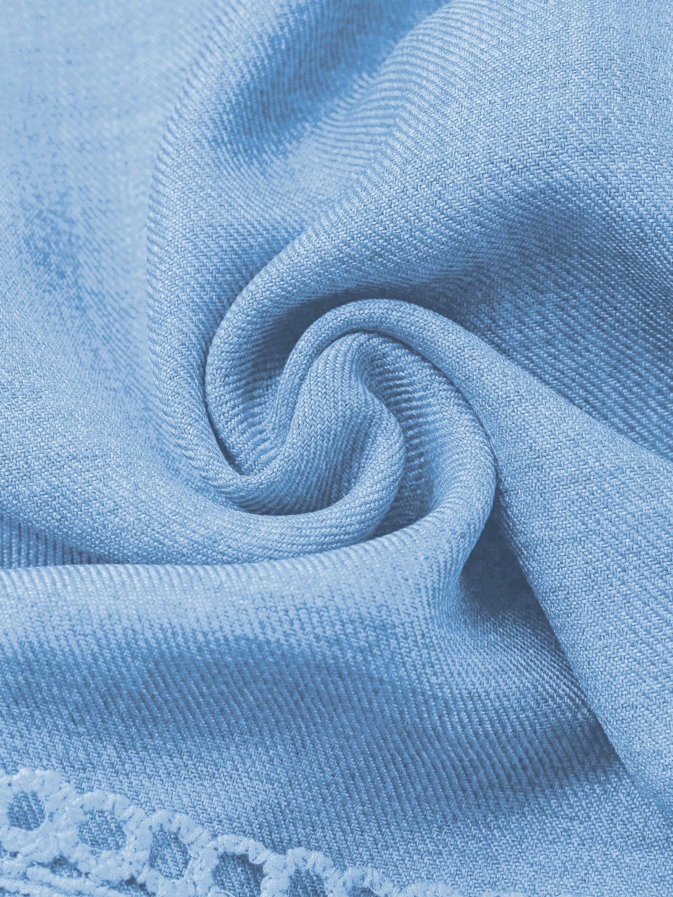 SHEIN Clasi Women's Solid Color Lace Trim Puff Sleeve Mini Dress, Summer