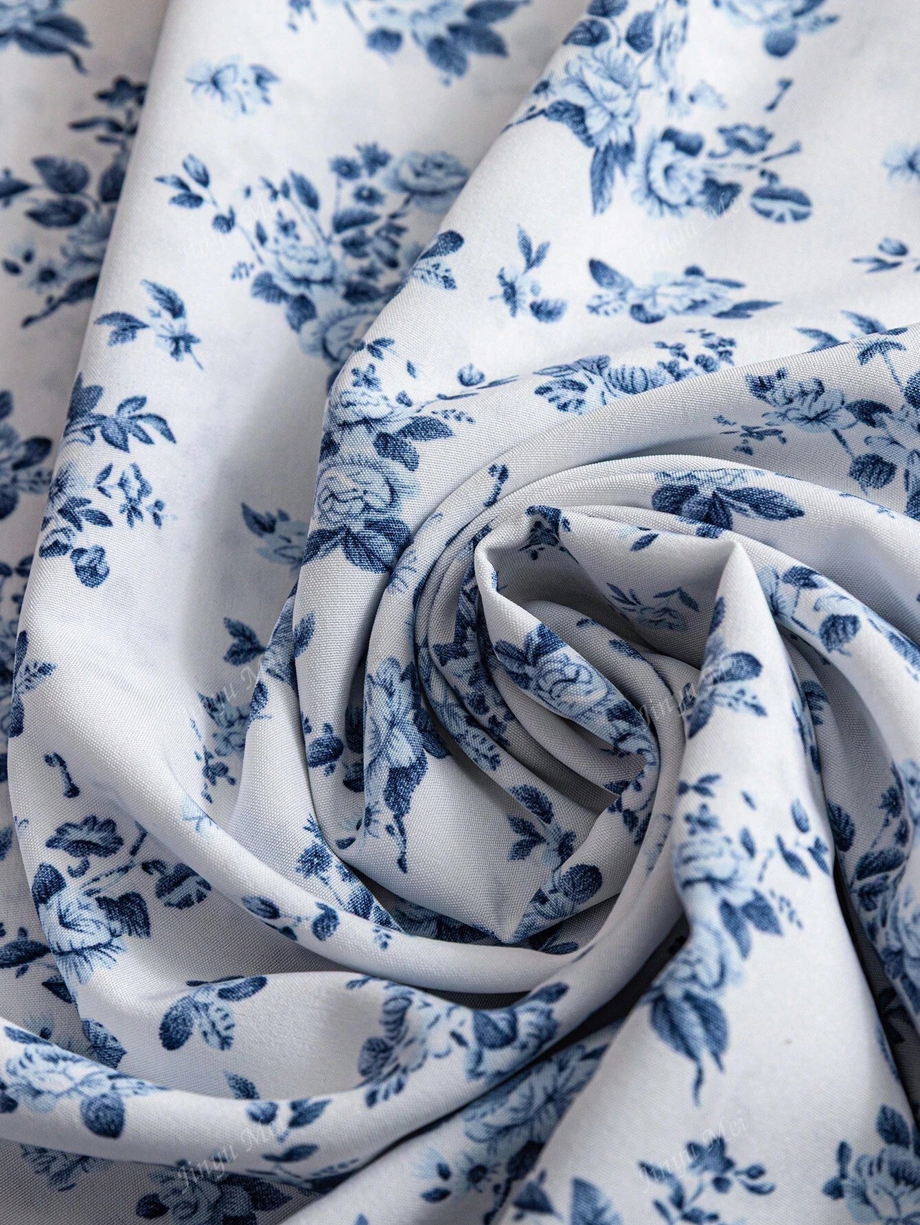 Women's Ditsy Floral Open Back Split Front Dress