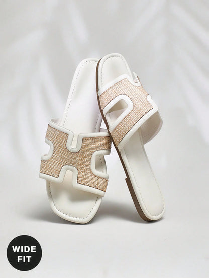 SHUZIA Women Woven Bohemian Style Flat Sandals, Perfect For Vacation And Travel Summer Shoes Spring Shoes Spring Break Easter Mother's Day Present