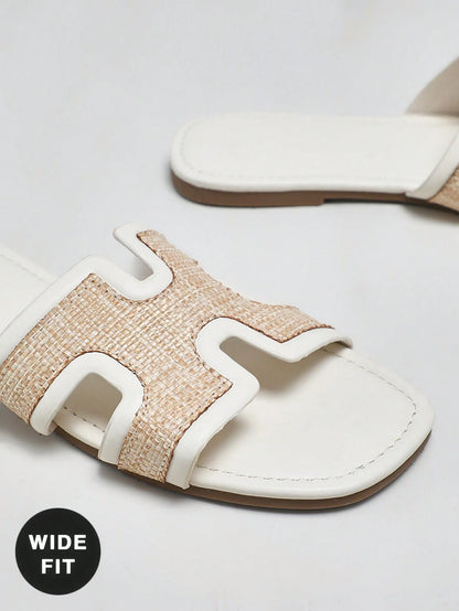 SHUZIA Women Woven Bohemian Style Flat Sandals, Perfect For Vacation And Travel Summer Shoes Spring Shoes Spring Break Easter Mother's Day Present