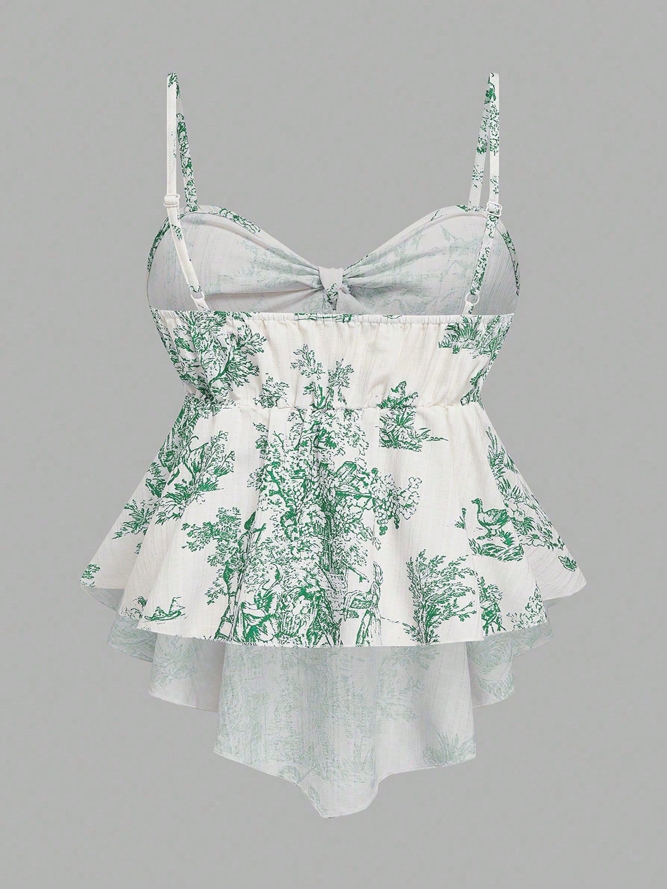 GlowEve Women's Textured Print Fitted Camisole, Elegant For Vacation, Commute, And Daily Wear