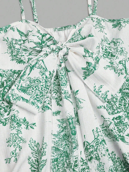 GlowEve Women's Textured Print Fitted Camisole, Elegant For Vacation, Commute, And Daily Wear