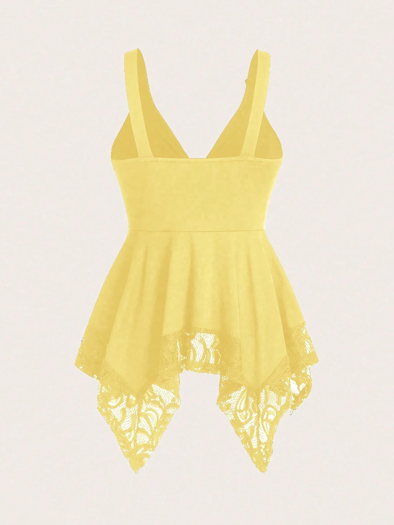 Sweetra Women Lace Decorated Heart Shaped And Floral Splicing Tank Top Y2K Outfit