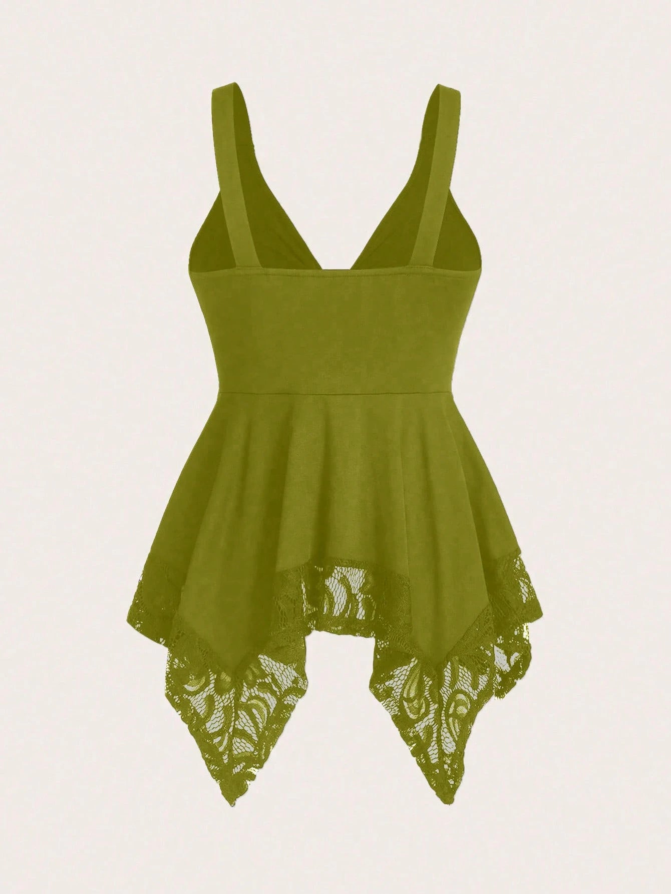 Sweetra Women Lace Decorated Heart Shaped And Floral Splicing Tank Top Y2K Outfit