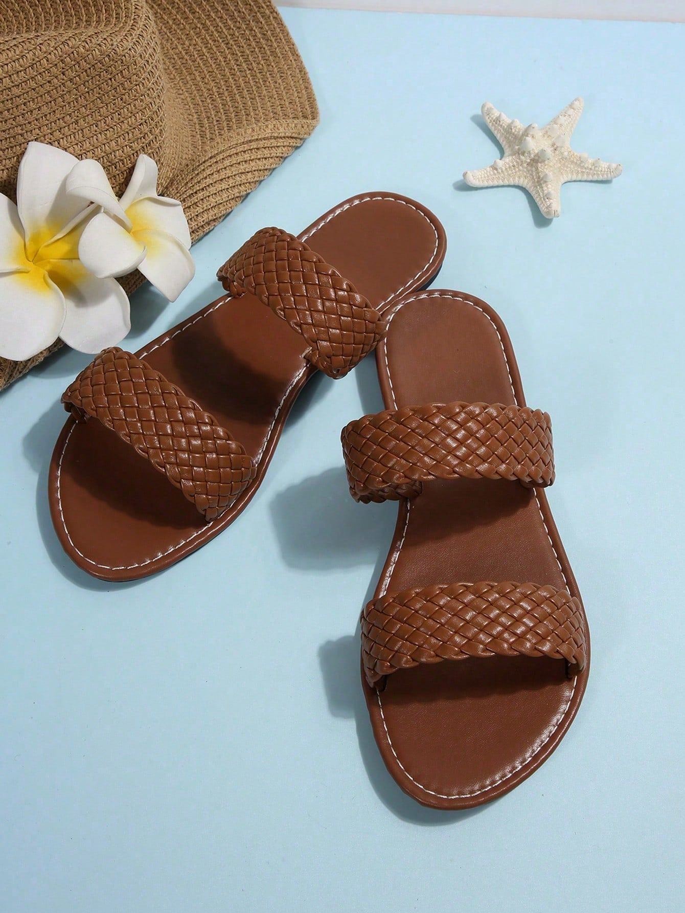 Women's Flat Fashion Casual Gold Beach Indoor Outdoor Party Leather Sandals